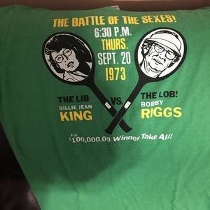 Battle of the sexes t shirt - vintage